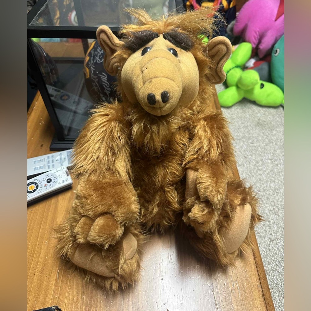 1980s Vintage Talking Alf Plush Doll Toy Cassette Player - Rare Collectible